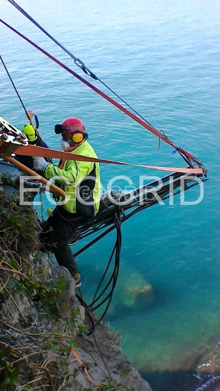 Consolidamento versanti lavori in quota