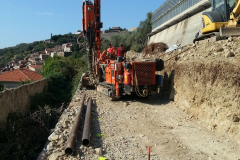 Esecuzione micropali di piccolo diametro