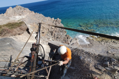 Lavori in quota consolidamento perforazioni