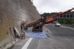 Consolidamento muro tiranti