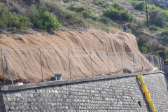 Posa reti geocomposito consolidamento versanti
