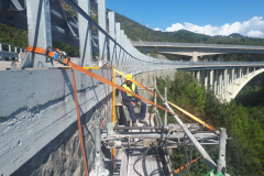 Chiodature consolidamento tiranti viadotti