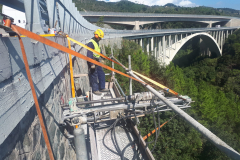 Chiodature consolidamento tiranti viadotti